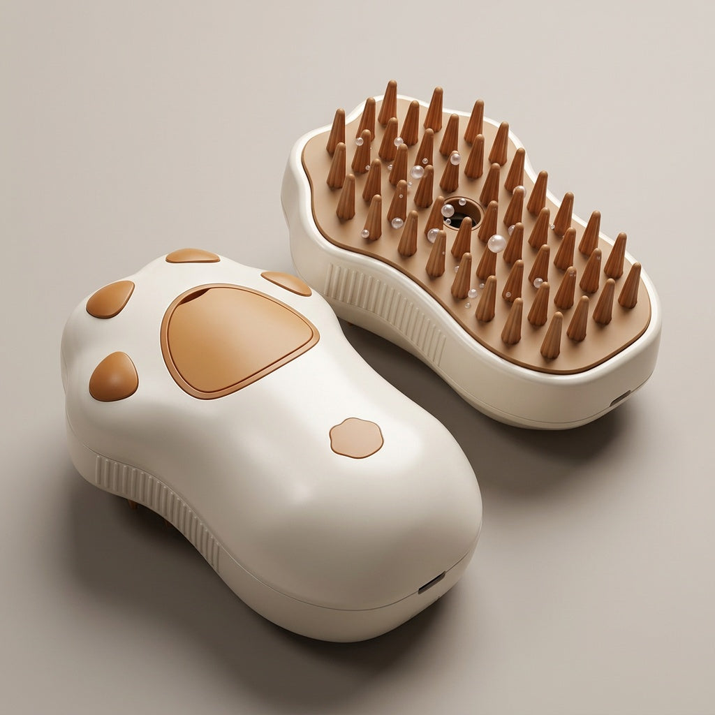 Pet Steam Grooming Brush