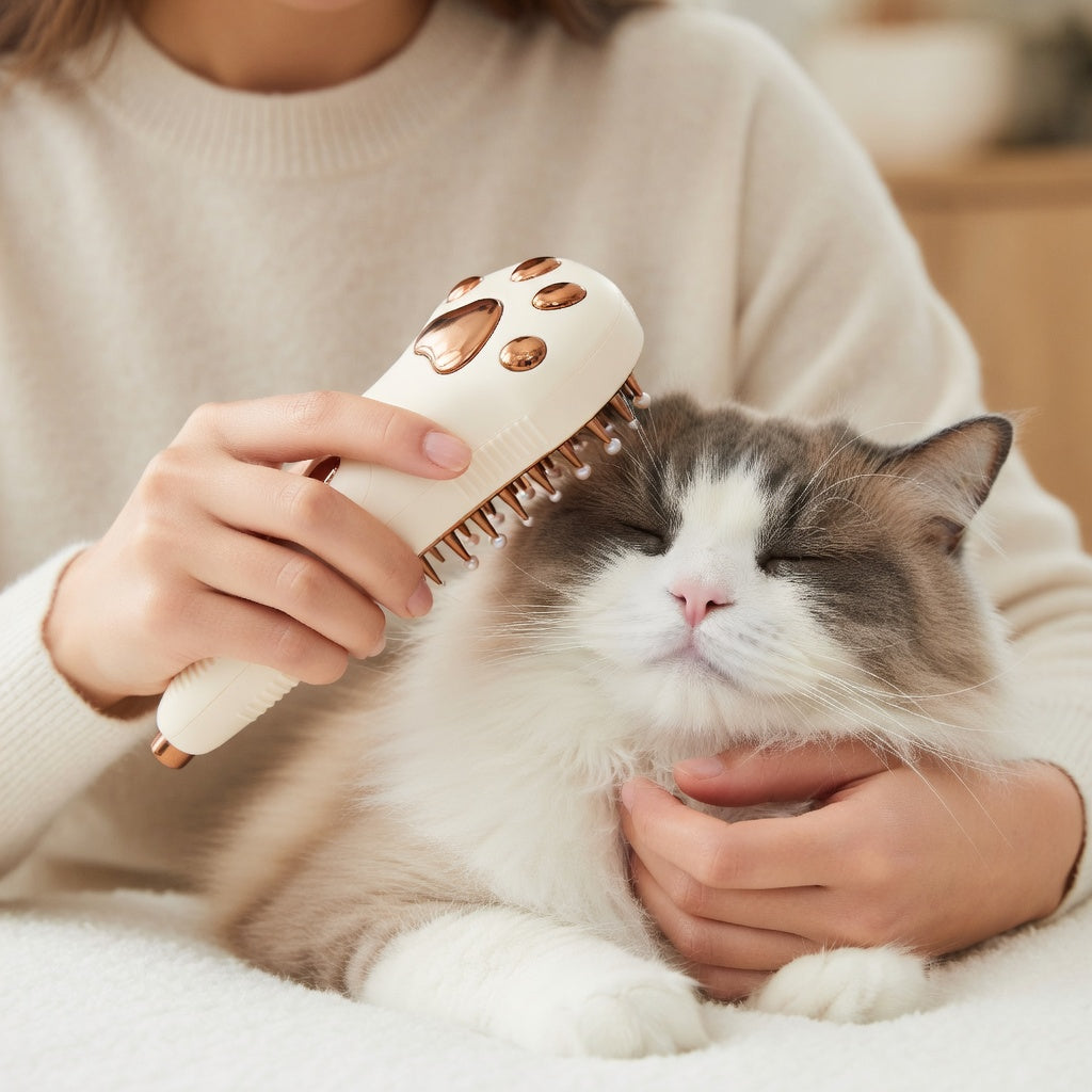 Pet Steam Grooming Brush